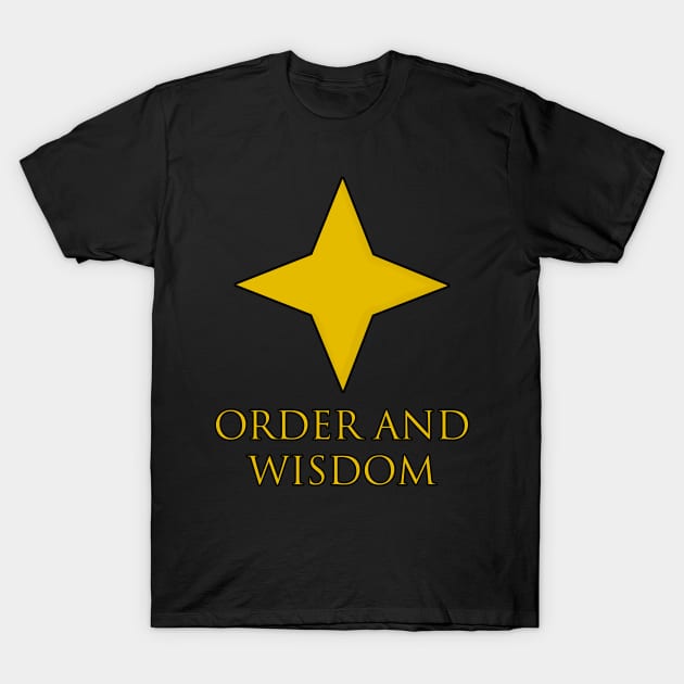 Saradomin: God of Shiny Light T-Shirt by zxmasteras